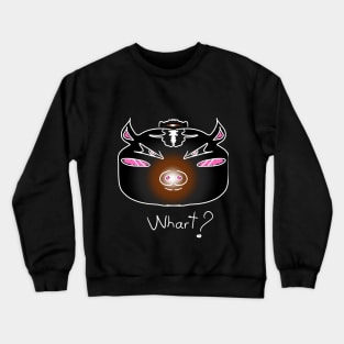 What cow funny black Crewneck Sweatshirt